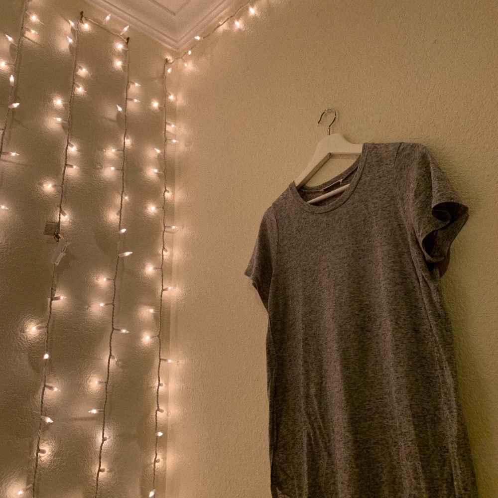 GAZE Medium Gray Marled Top